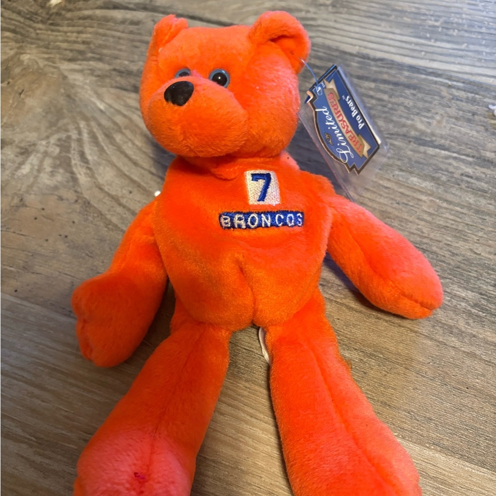 Orange Plush Bear Toy